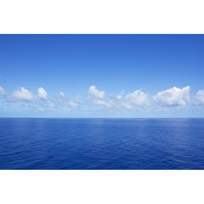 Beautiful Calm Ocean by Yobro10 - Wrapped Canvas Print, 30cm H x 46cm W x 3.8cm D