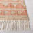 Bel-Air Flat Weave Jute/Cotton Southwestern Rug in Natural/Rust-396627450