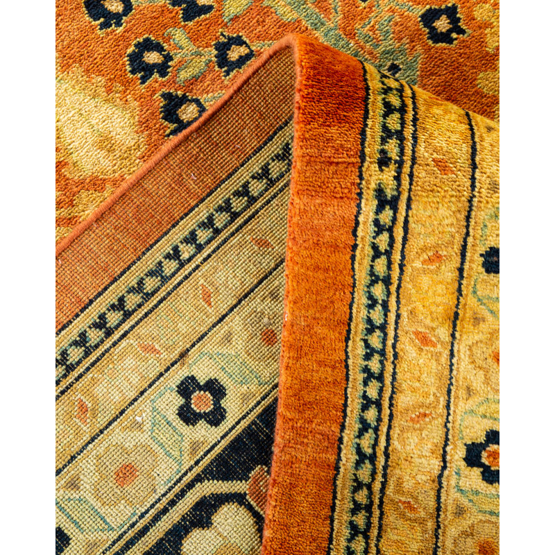 Vibha One-of-a-Kind 9' 1" X 12' 5" Hand Knotted Area Rug