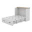 Lit escamotable double avec station de charge-2032237650