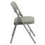 Chaises pliantes rembourrées en métal avec sièges rembourrés Oliverson-807844749