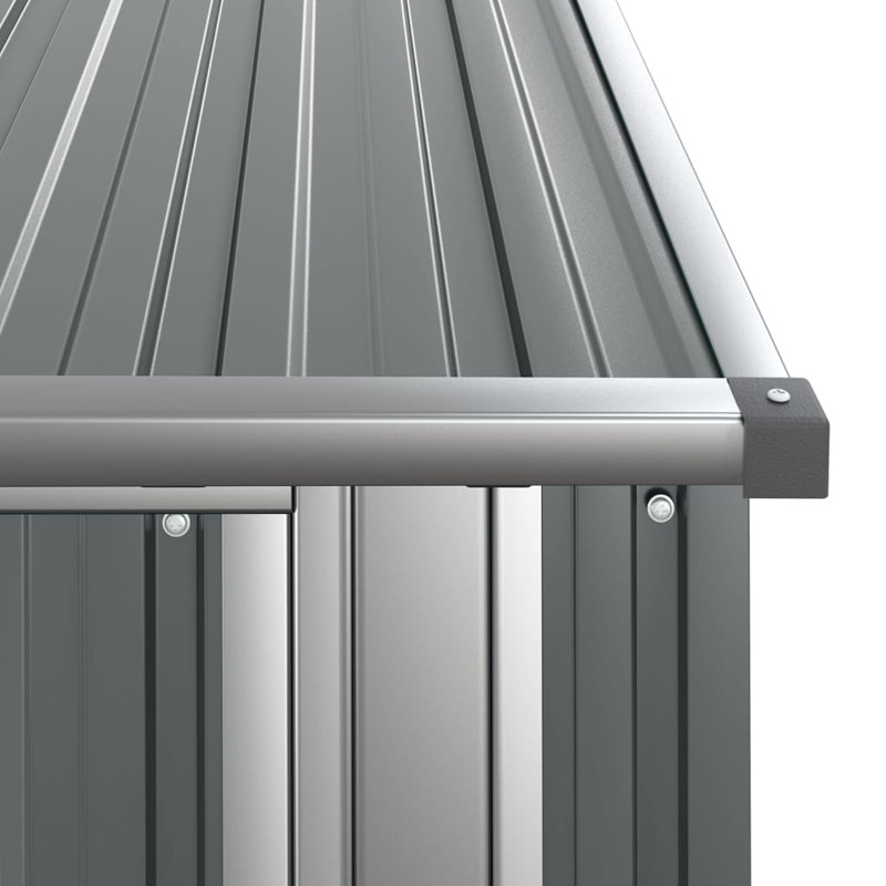 Eas Garden Shed Galvanised Steel Storage Shed Tool Organiser, Grey