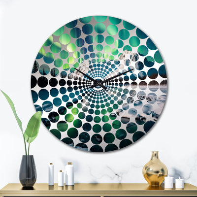 Horloge murale Northern Lights