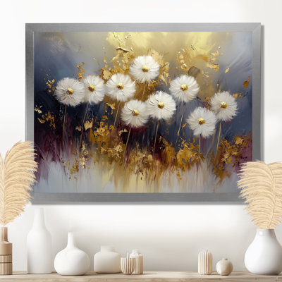 Golden Dandelion Harmony - Pissenlit, art mural