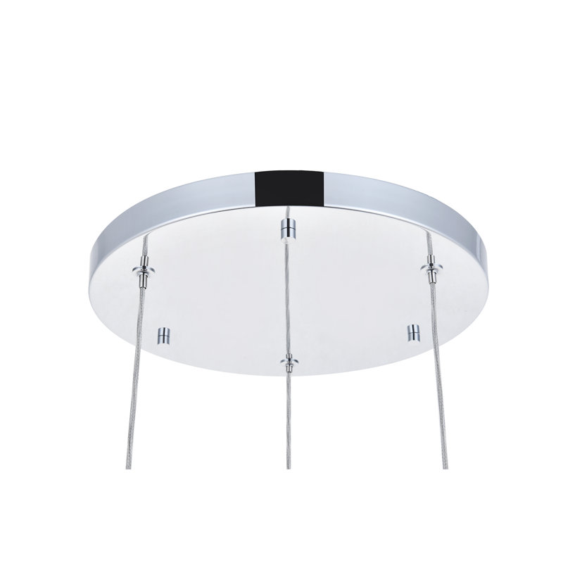 Granado 3 - Light LED Cluster Pendant, Chrome