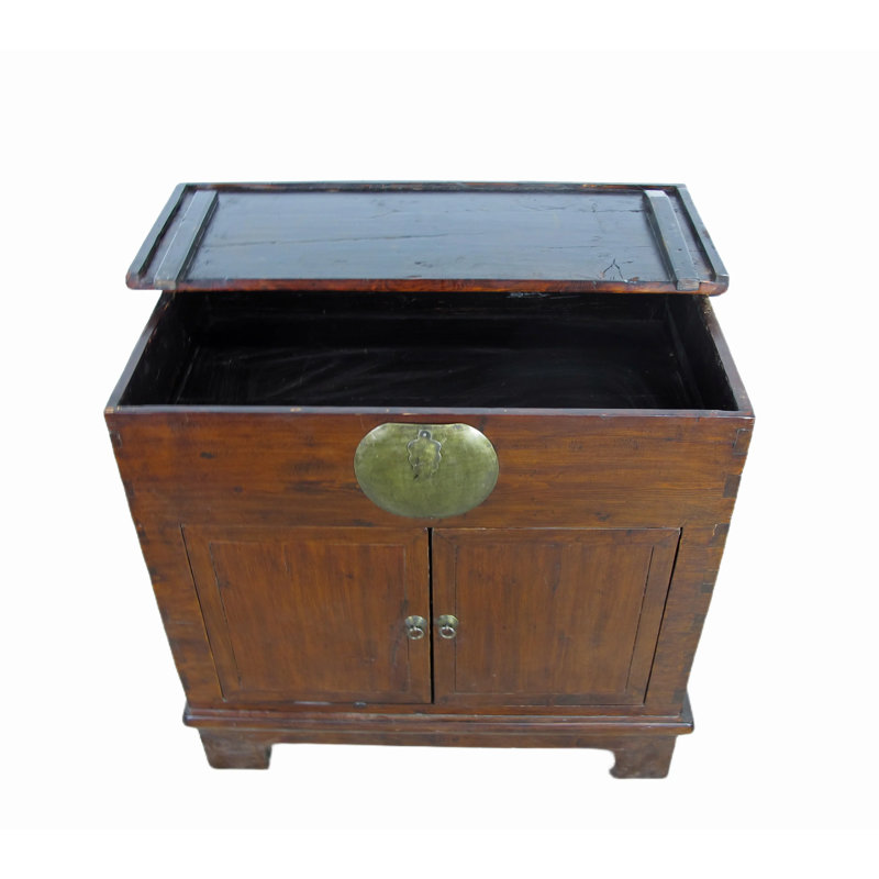 Early Solid Wood Accent Cabinet