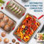 Ensemble de plats de cuisson Joytable - ensemble de plats de cuisson antiadhésifs 3 pièces avec poignées et ustensiles en silicone.-64229272