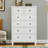 47.4" H Vertical 6-Drawer Dresser