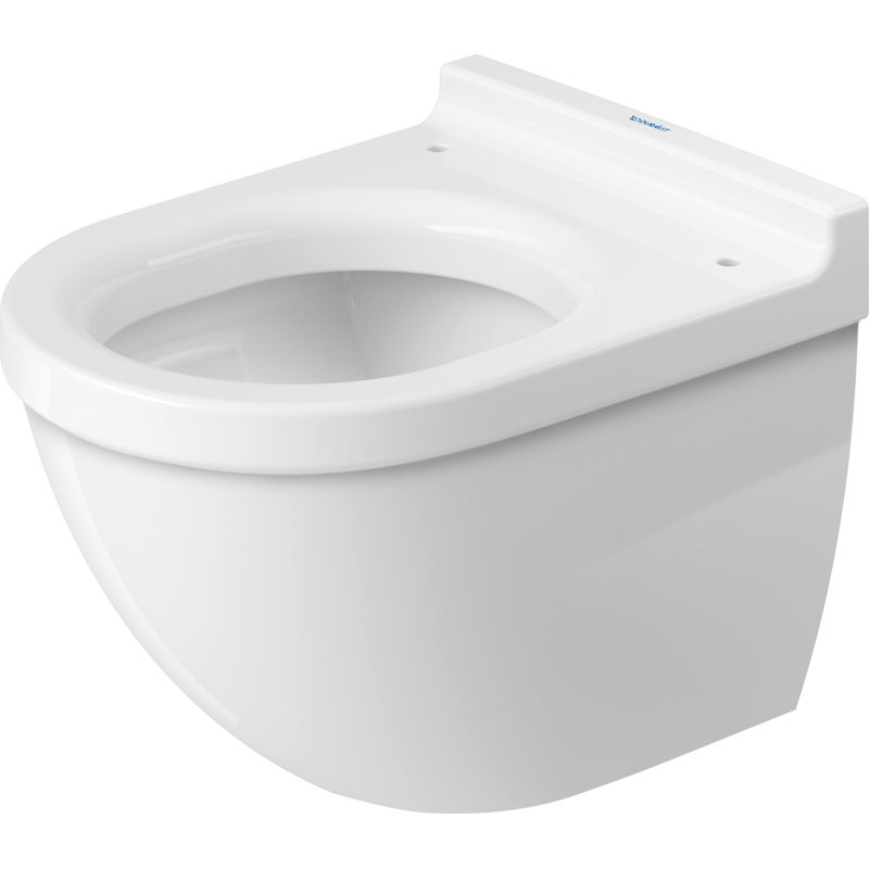 Duravit Starck 3 Wall Mounted Dual Flush Elongated Toilet Bowl (Seat Not Included)