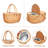 Wicker Picnic Basket , Service for 2