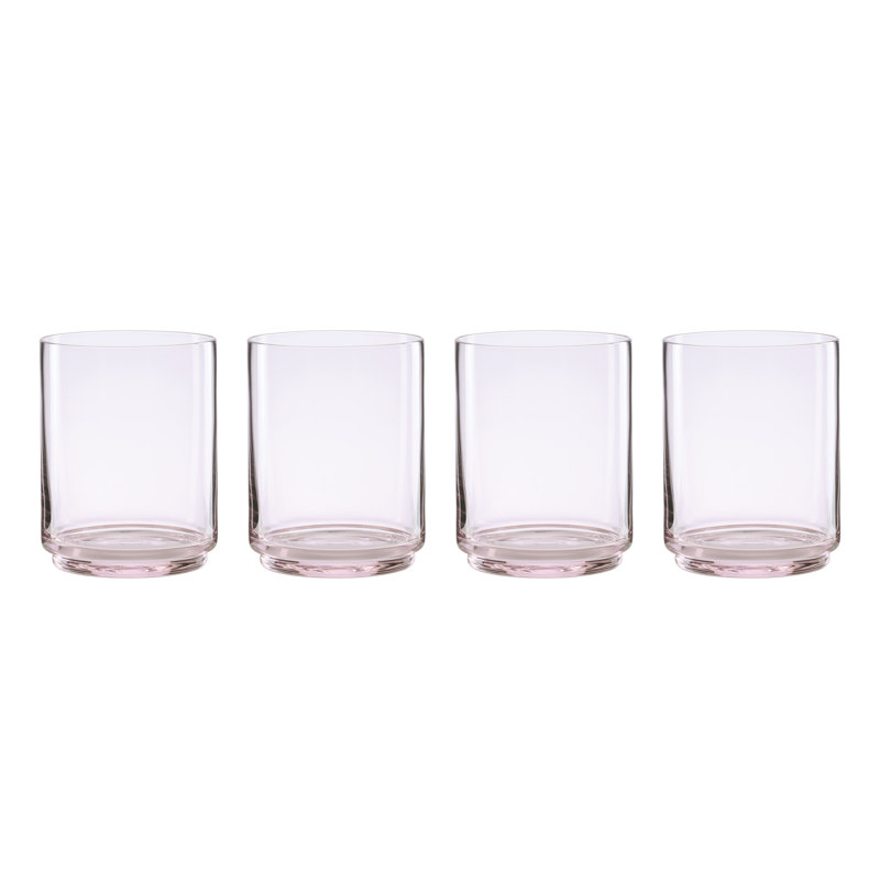 Lenox Tuscany Stackable Coolers, Set of 4, Blue, 14 Oz, Blush