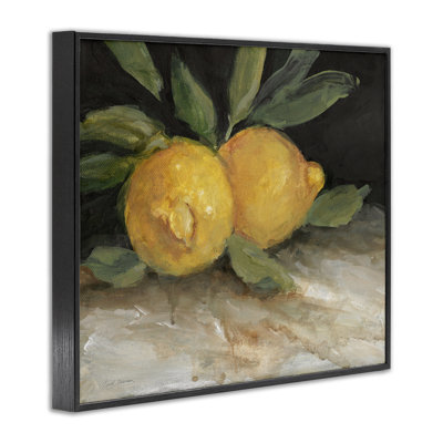 Traditional Lemons Duo Framed Giclee Art by Carol Robinson