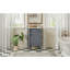 Meuble-lavabo moderne de 18 pouces avec lavabo, meuble de rangement moderne avec porte, meuble de salle de bain autoportant pour petit espace, meuble-lavabo simple avec tablette réglable-1534577367