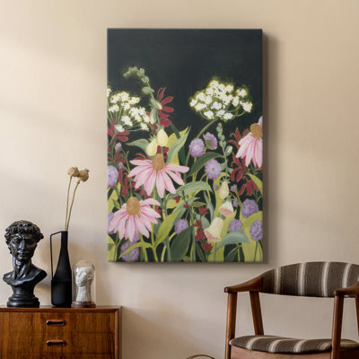 Fleurs sauvages au clair de lune II - galerie Cavas sur mesure