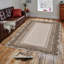 Tapis tissé élégant, 5,2 x 7,5 pieds | 100% polyester, hauteur des poils de 0,3 po, antibactérien, envers en PVC antidérapant | Lavable à la machine, impression numérique 3D | Parfait pour le salon, la chambre à coucher et la décoration intérieure-1637016317