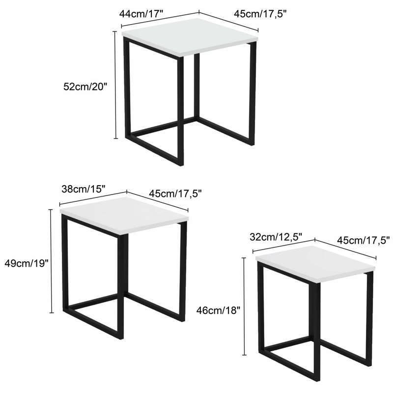 Table gigogne (3 pièces)