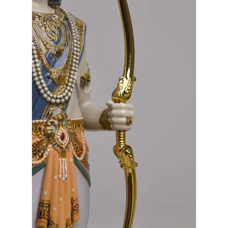 2 Piece Lakshman and Hanuman Figurine Set
