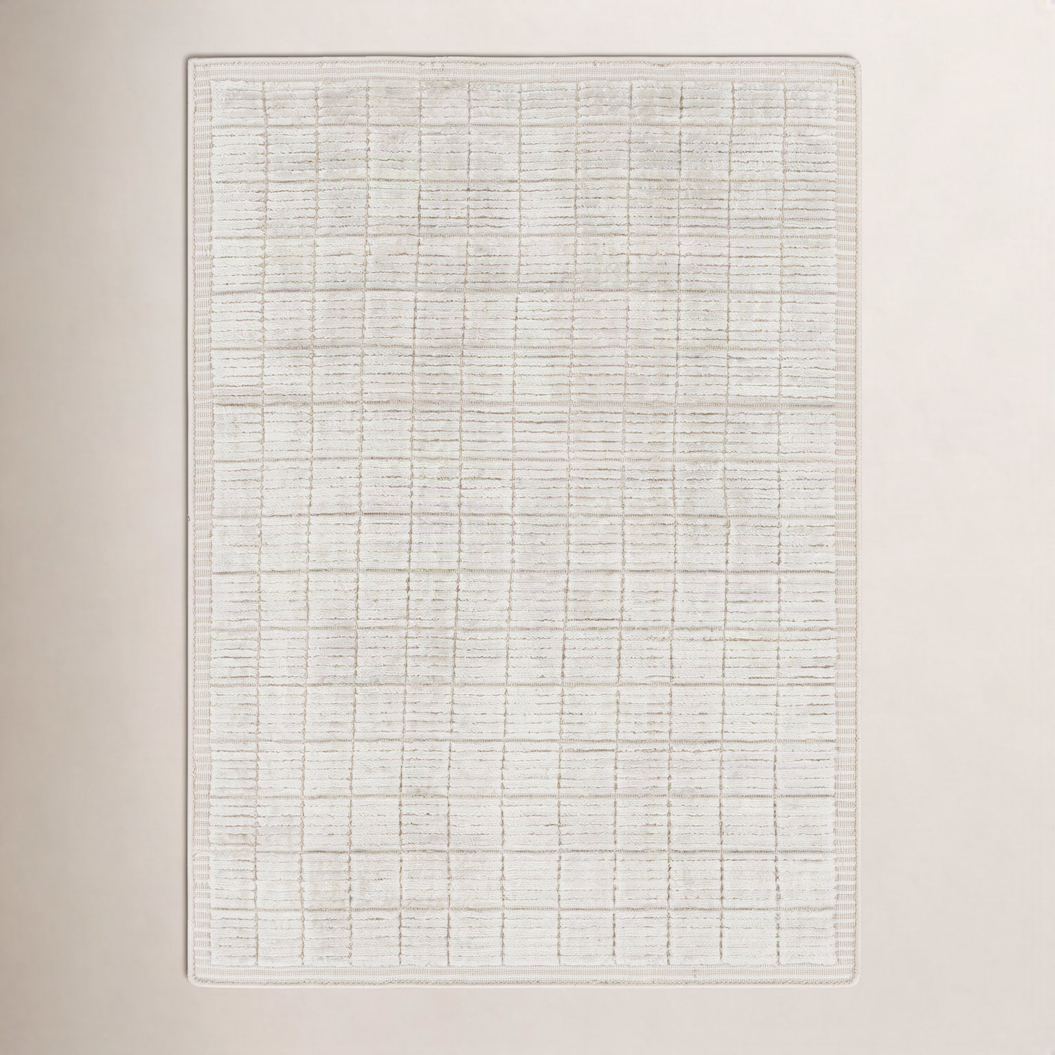 Jacey Hand-Woven Checkered Rug, Rectangle 8' x 10'