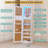 Modern Beige Yellow Triangular Jewellery Armoire With LED Lights, Full-Length Mirror, And 360° Swivel Base-98969562