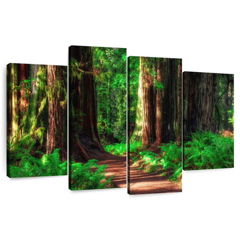 Path Through Forest, 48" H x 75" W