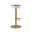Swivel Upholstered Adjustable Height Counter Stool-66939993