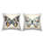 Imprimé animal blanc / beige