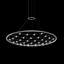 Constellation Galaxy Matrix Round LED Pendant W/ 20" Cord/Cable - Bright Satin Aluminum-113052627