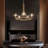 Lougene 5 - Light Ring Modern Chandelier With Globles