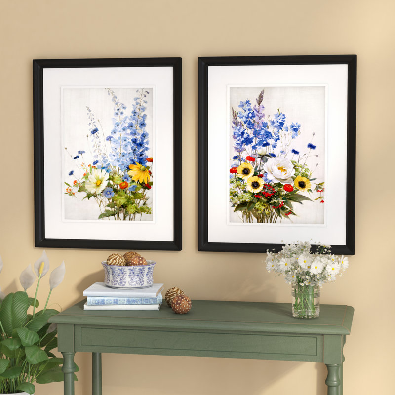 " Wild Garden " 2 - Pieces, Black