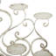 Candélabre de table en aluminium 18 po