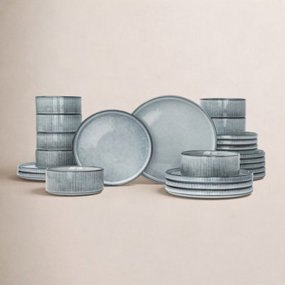 Stoneware Dinnerware Set - Service for 8