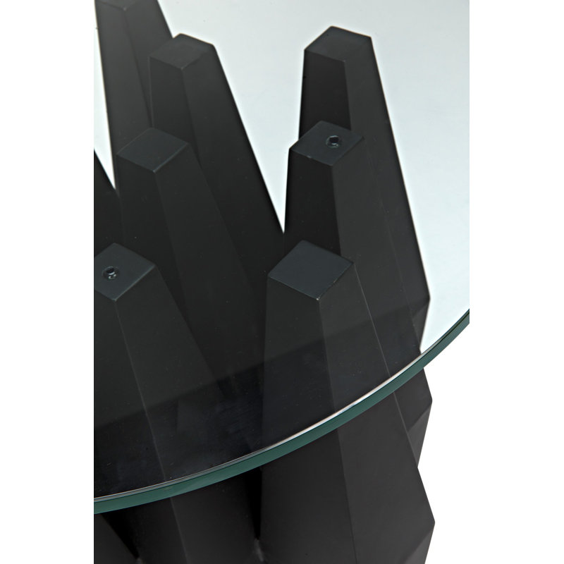 Soldier Glass End Table