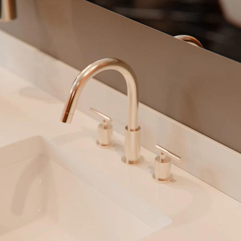 Robinet de salle de bain Waltz, Nickel brossé