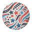 Tapis tressé Bold Patriotic Lines-106464401