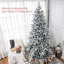 Arbre de Noël artificiel enneigé festif avec embouts de neige, arbre de Noël articulé-103467146