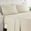  Ensemble de draps double brossé de luxe pour hôtel avec draps et taies d'oreiller très doux