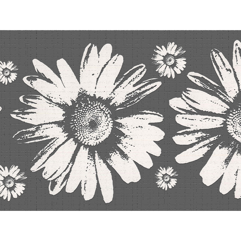 Bordure de papier peint à peindre L 15 pi x l 7 po Tonsey Sunflowers