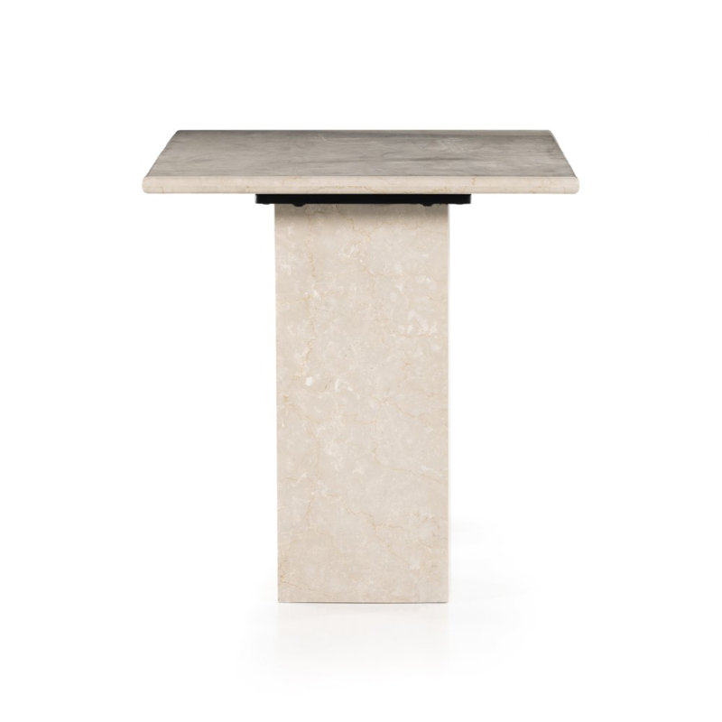 Arum Marble Writing Desk, Cream