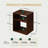 Jamerian Rubber Wood Nightstand, Modern Bedside Table without Drawer, Bed Night Stands, Side Tables for Bedroom, Living Room & Reading Room-577871779