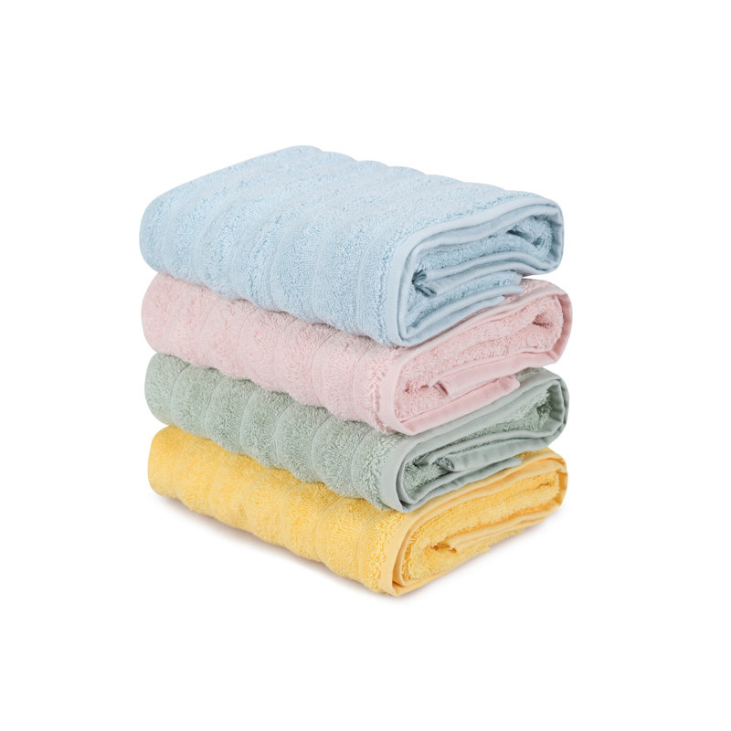 Midweight Hand Towel, Yellow/Green/Pink