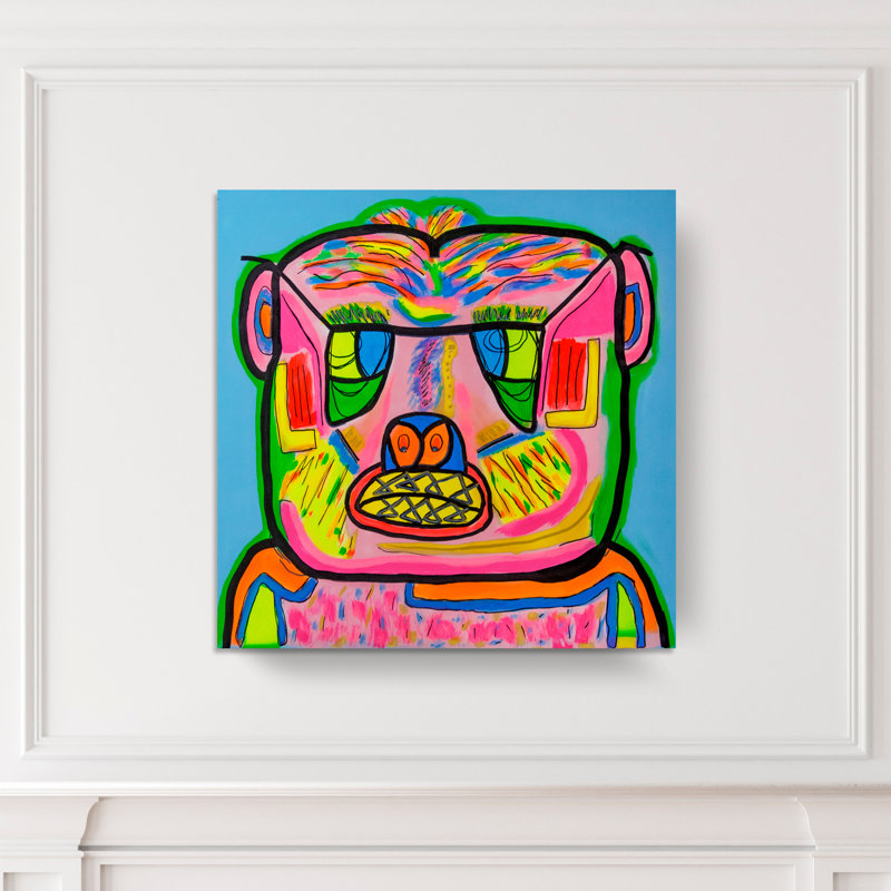 'Untitled VI' Wrapped Canvas Original Painting