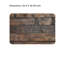 Paillasson 24 po x 36 po brun foncé