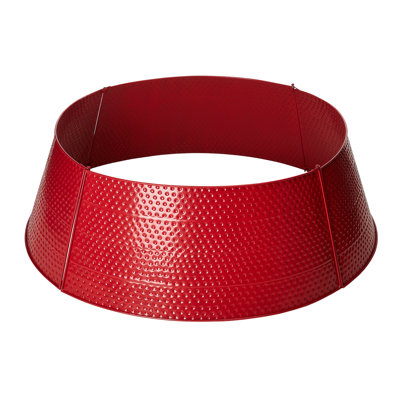Christmas Hammered Metal Tree Collar
