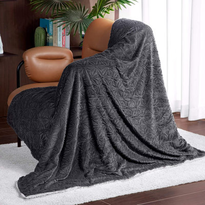Quilted Heated Throw Blanket