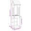 Play Tower 52,5x46,5x206,5 cm Wood-1778256406