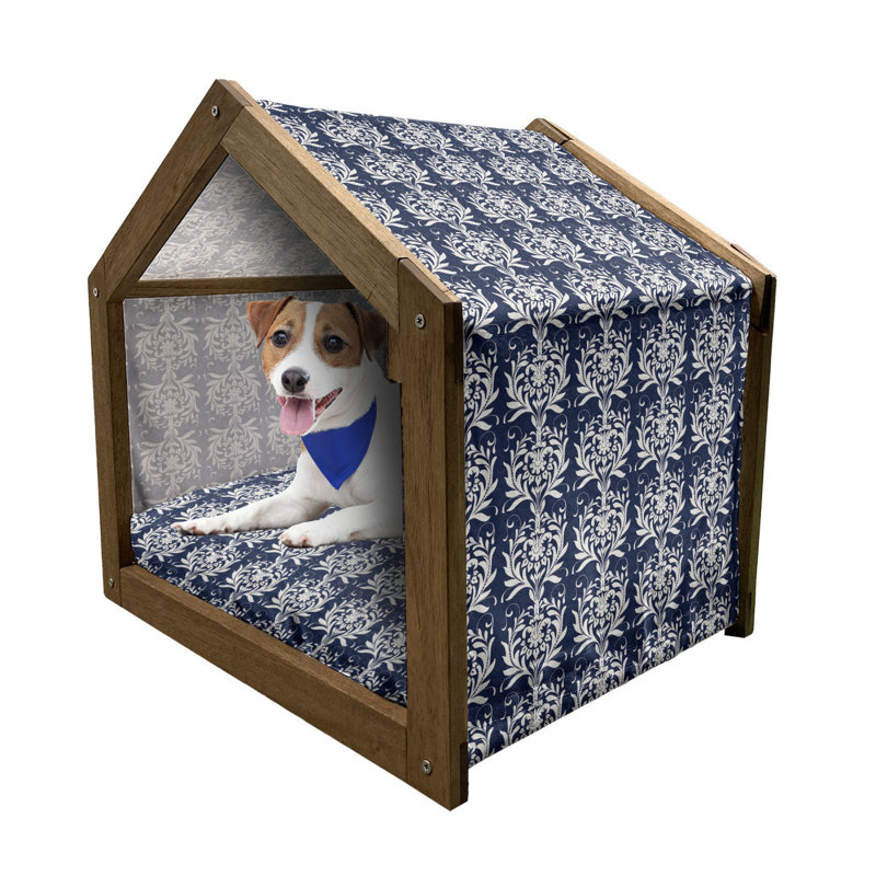 Niche pour chien en bois, H 22,44 po x l 23,62 po x P 17,72 po