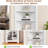 65" Tall Corner Storage Cabinet, Freestanding Farmhouse Bookcase with Glass Doors & Adjustable Shelves, Display Cabinet for Living Room, Bathroom