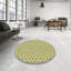 Tapis décoratif vert à motif géométrique Rommel-160389573