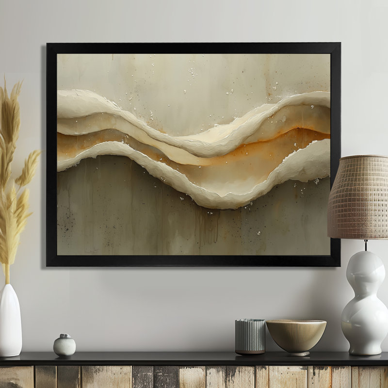 Cheltenham Ephemeral Pathway Drip Peinture III, Reproduction encadrée d'une seule photo, H 30 po x l 40 po