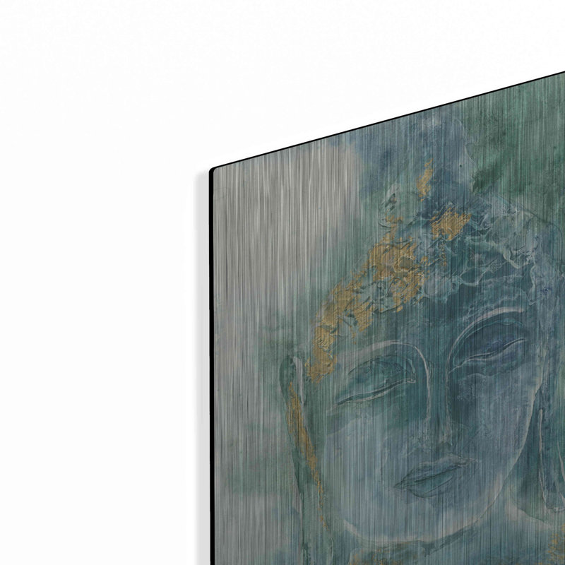 «Gilded Buddha I» par Chris Paschke, H 12 po x l 12 po